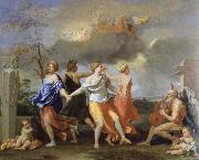 Nicolas Poussin a dance to the music of time painting